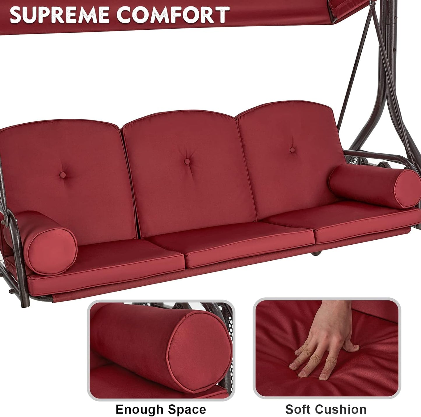 Balancelle convertible en lit